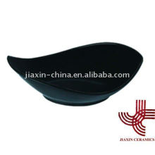 Schwarze Farbe Porzellan Snackschale JX-31B
